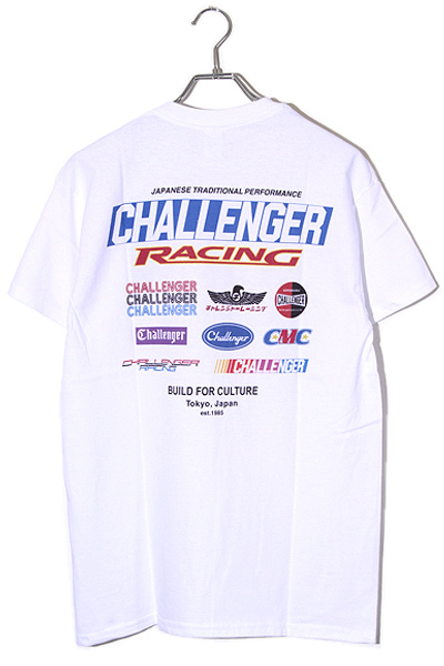 L 未使用品 2023AW CHALLENGER チャレンジャー CMC RACING LOGO TEE ロゴ 半袖Tシャツ WHITE ホワイト CLG-TS023-053 /■In2 メンズの画像1
