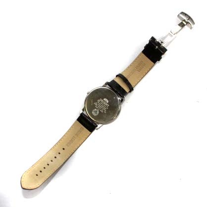 オリエント ORIENT 腕時計 ウォッチ クォーツ アナログ 3針 レザーバンド クロコ型押し デイデイト SS 白文字盤 黒 UG1R-CO-B CS_画像3