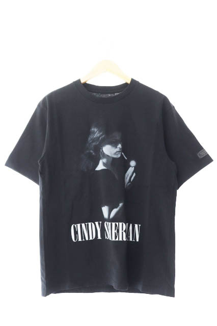 アンダーカバー UNDERCOVER 20SS CINDY SHERMAN TEE シンディ シャーマン ロゴ プリント 半袖 Tシャツ 2 黒 ブラック ブランド古着ベクトル