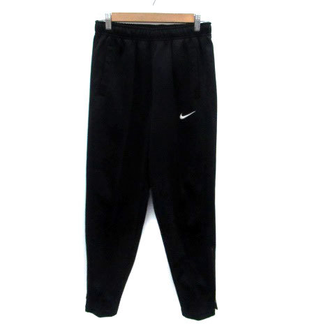  Nike NIKE спортивная одежда джерси конические брюки длинный длина легкий L чёрный черный "теплый" белый /HO22 женский 