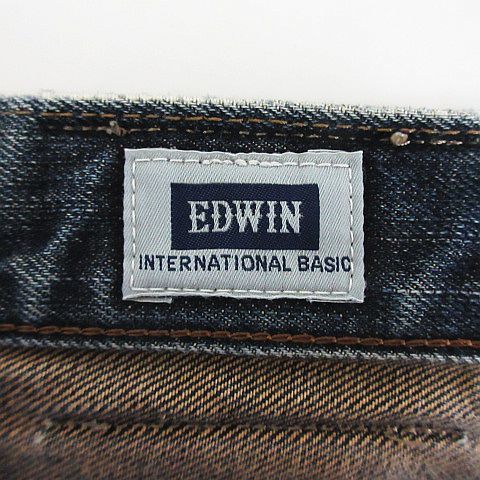  Edwin EDWIN INTERNATIONAL BASIC 403 Denim jeans bottoms strut 35 indigo blue *EKM men's 