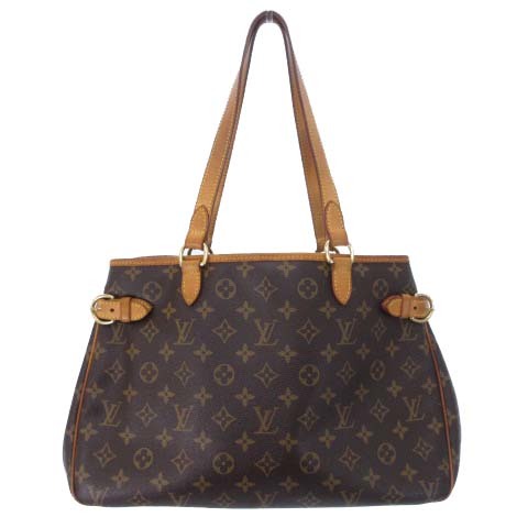 ルイヴィトン LOUIS VUITTON M51154 モノグラム バティニョール・オリゾンタル トートバッグ ハンド ワンショルダー ブラウン 茶 鞄 レディ_画像1