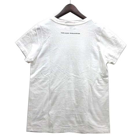 パーリーゲイツ PEARLY GATES プリント Tシャツ 半袖 クルーネック ホワイト 白 1 日本製 レディース_画像2