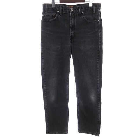 リーバイス Levi's 94s SILVERTAB ブラック デニム パンツ ジーンズ ジッパーフライ ボタン裏549 USA製 コットン グレー W34 L34 LL位 ■RF