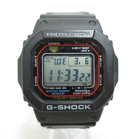 カシオジーショック CASIO G-SHOCK GW-M5610U-1JF 腕時計 電波時計 タフソーラー デジタル ブラック 黒 ウォッチ 箱付きの画像1