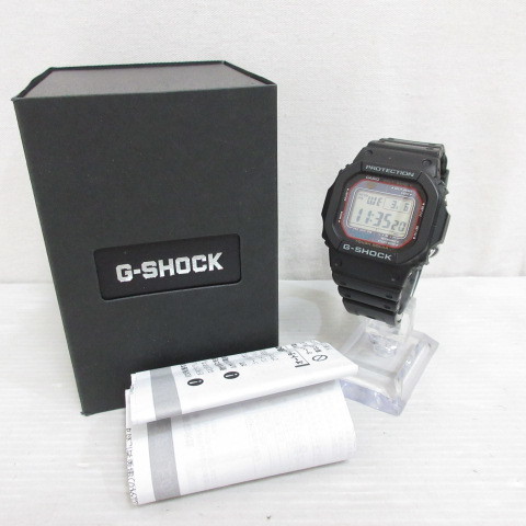 カシオジーショック CASIO G-SHOCK GW-M5610U-1JF 腕時計 電波時計 タフソーラー デジタル ブラック 黒 ウォッチ 箱付きの画像2
