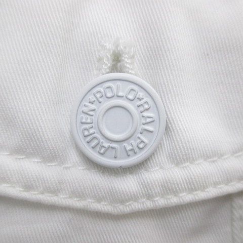ラルフローレン RALPH LAUREN ジャケット 薄手 ショート丈 7 白系 ホワイト ボタン 綿 コットン 無地 レディース_画像6