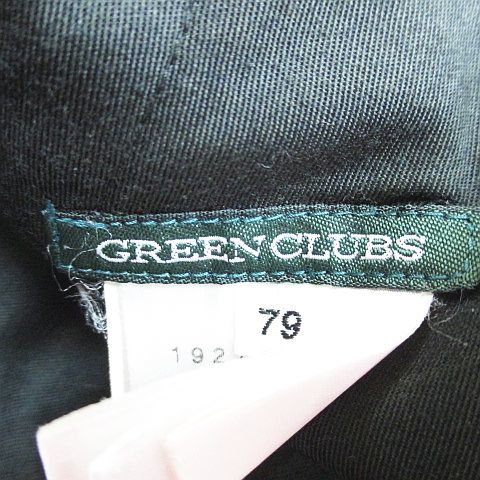 グリーンクラブ GREEN CLUBS ロングパンツ タック スラックス 79 チャコールグレー系 ジップフライ 4P 裏地 ウール 毛 ストレッチ メンズ_画像3