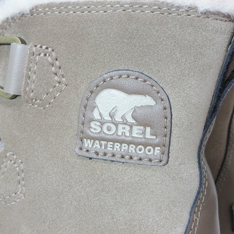 soreruSOREL 23AWtiboli4 TIVOL ботинки товары для улицы водонепроницаемый боты замша Short флис подкладка 24cm хаки серия X