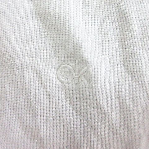 カルバンクライン CALVIN KLEIN ポロシャツ 半袖 バイカラー コットン XXL ブラック×ホワイト ※EKM メンズ_画像5