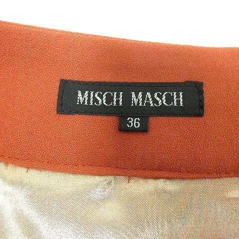 ミッシュマッシュ MISCH MASCH フレアスカート ミニ 36 赤 朱色 /YK レディース_画像5