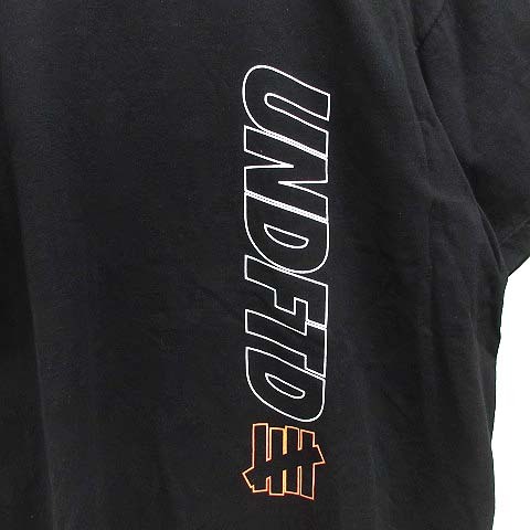 アンディフィーテッド UNDEFEATED オーバーサイズ ロゴ Tシャツ 半袖 クルーネック 2022SS ブラック 黒 メンズ_画像4