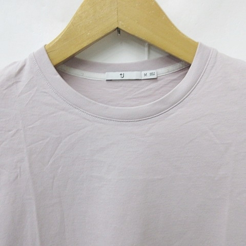ユニクロ UNIQLO ＋J ジルサンダー Tシャツ 2枚セット 半袖 丸首 綿 黒 ブラック ピンク M メンズ_画像8