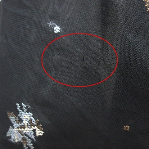 ロペピクニック ROPE Picnic カーディガン シャツ 刺繍 七分袖 38 黒 ブラック /AU レディース_画像6