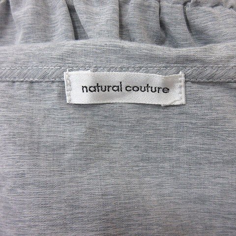 ナチュラルクチュール natural couture ワンピース ロング セーラーカラー ノースリーブ F グレー /YI レディース_画像6