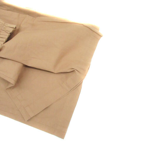  Olive des Olive OLIVE des OLIVE gaucho pants s car cho wide pants Easy 7 minute height M tea color Brown /HO25 #MO lady's 