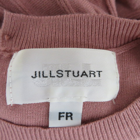 Jill bai Jill Stuart JILL by JILLSTUART no sleeve One-piece long height round neck plain F pink beige /YK26 lady's 
