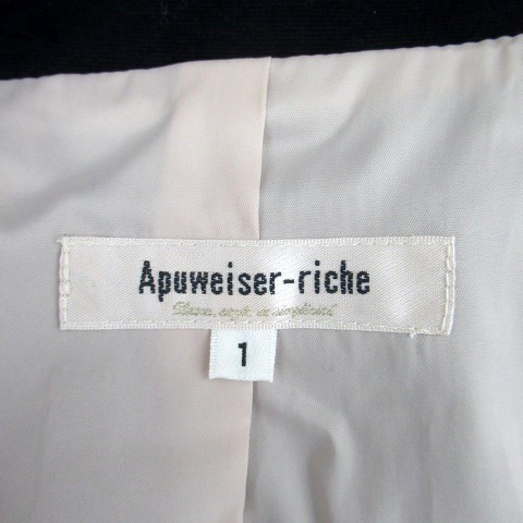 ... Apuweiser-riche ... пиджак  ... ... оборотная сторона ...  середина  длина   лента  1  черный   черный  /HO10  женский 
