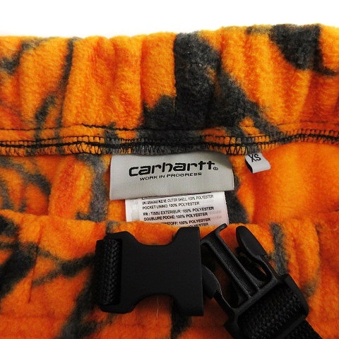 カーハート carhartt WIP BEAUFORT SWEAT PANT スウェットパンツ ジョガー フリース リアルツリー 総柄 オレンジ XS メンズ_画像3