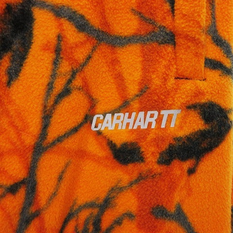 カーハート carhartt WIP BEAUFORT SWEAT PANT スウェットパンツ ジョガー フリース リアルツリー 総柄 オレンジ XS メンズ_画像4