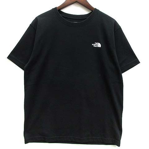 ザノースフェイス THE NORTH FACE バックスクエアロゴ Tシャツ 半袖 クルーネック Back Square Logo Tee NT32144 ブラック 黒 XL メンズの画像2