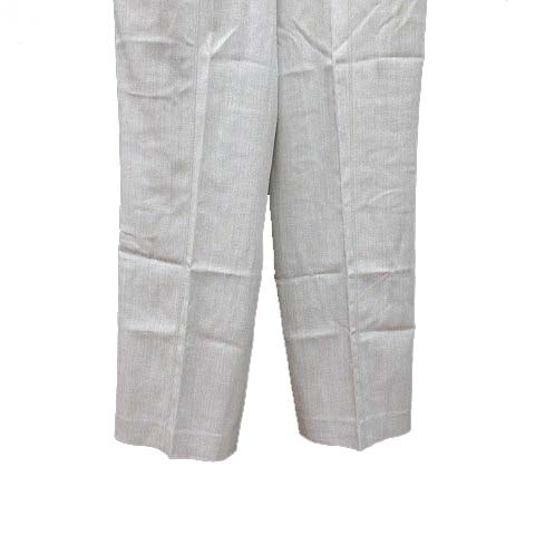  Leilian Leilian wide pants slacks long switch fake suede studs 11 gray /CT #MO lady's 