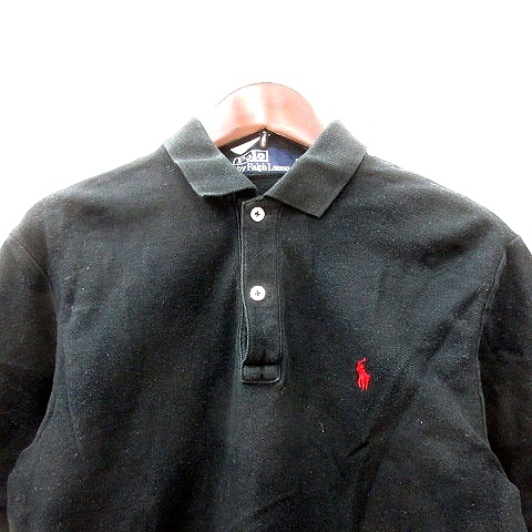 ポロ バイ ラルフローレン Polo by Ralph Lauren ポロシャツ ワンポイント 半袖 S 黒 ブラック /MN メンズ_画像3