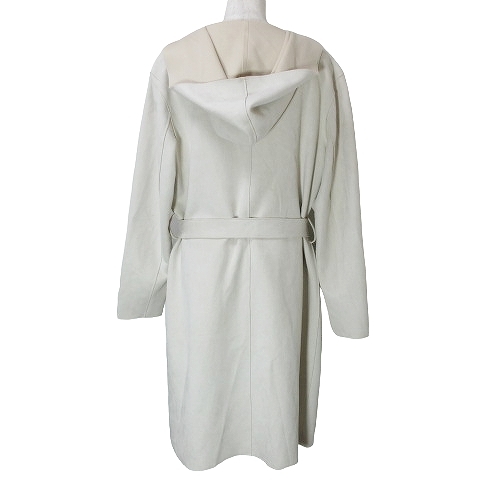  Zara ZARA bell tedo long coat fake suede f-ti-M 170/88A beige #GY31 X lady's 