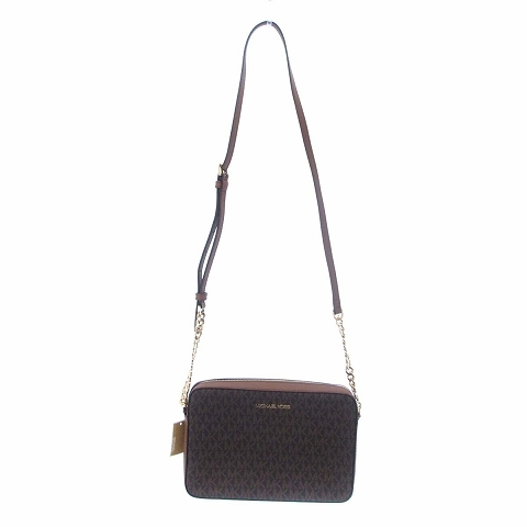 未使用品 マイケルコース MICHAEL KORS タグ付き JET SET ITEM LG EW CROSSBODY 35F8GTTC3B ショルダーバッグ クロスボディ チェーン ロゴ_画像5