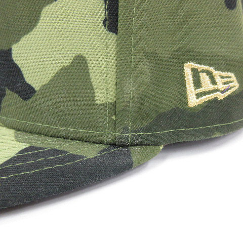 ニューエラ NEW ERA 軍隊記念日 迷彩 カモフラ 59FIFTY LA CAP ドジャース ベースボール キャップ 帽子 7 5/8 60.6cm_画像9