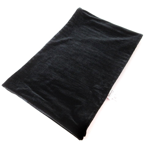  Armani koretsio-niARMANI COLLEZIONI muffler shawl velour plain black black #GY14 lady's 