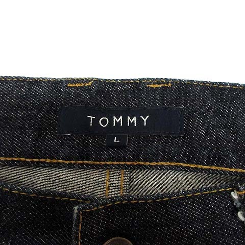 トミー TOMMY フラッグ ペイント デニム パンツ ストレート ジーンズ インディゴ L メンズの画像3