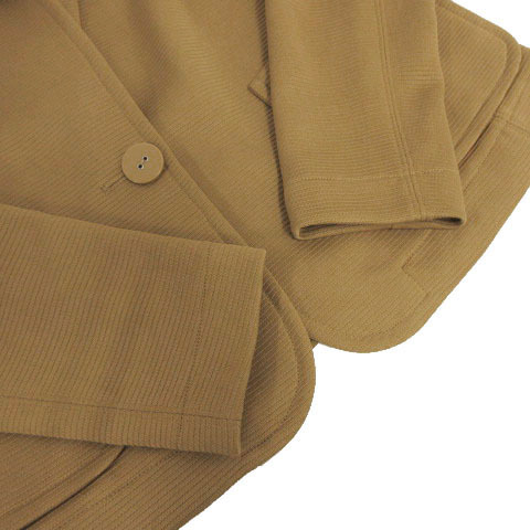  mocha sun Junko Shimada mocassin junko shimada jacket tailored color single 1B border pattern beige group beige Brown 1