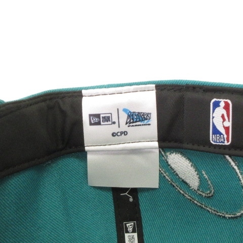 ニューエラ NEW ERA 美品 59FIFTY NBA COIN PARKING DELIVERY ブルックリン・ネッツ キャップ 帽子 グリーン ブルー 7 1/2 59.6cm メンズ_画像9