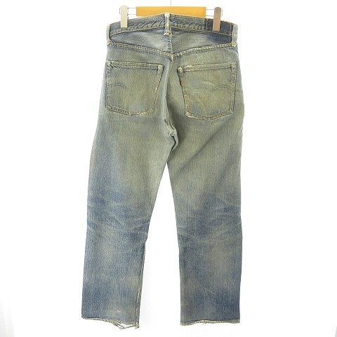 リーバイス Levi's 501XX 54年 デニム 刻印12 ヴィンテージ 赤耳 隠しリベット インディゴ 実寸W31 L29 STK メンズ_画像2