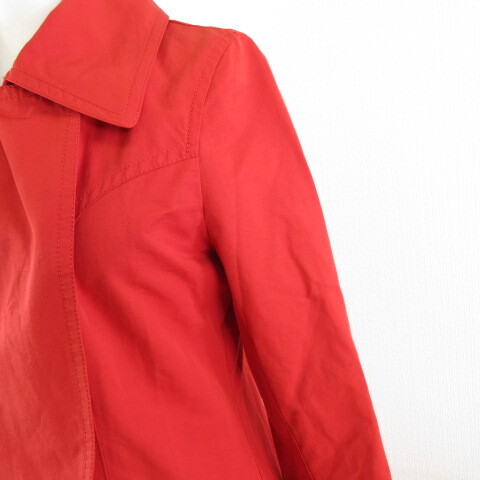 ネクスト NEXT ジャケット ブルゾン ジップアップ 長袖 赤 8 *A637 レディース_画像4