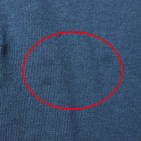 ザノーネ ZANONE 近年 IceCotton ポロシャツ 半袖 無地 50 L相当 紺 ネイビー IBO49 X メンズ_画像8