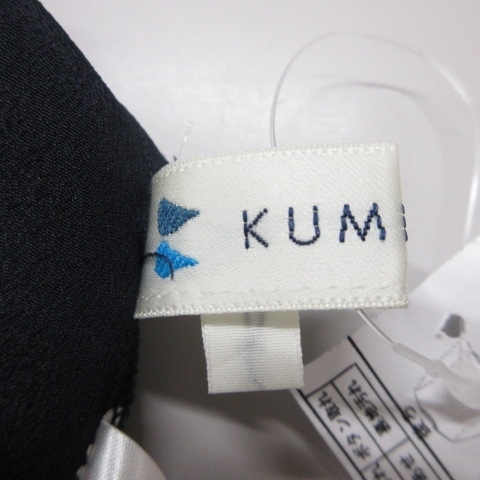 Kumikyoku One-piece knee height floral print 2 navy blue navy #052 lady's 