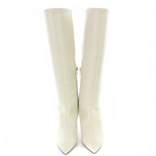 otetoeoti-ruOdette e Odile Arrows long boots fake leather po Inte dotu pin heel 24cm eggshell white /SR1reti