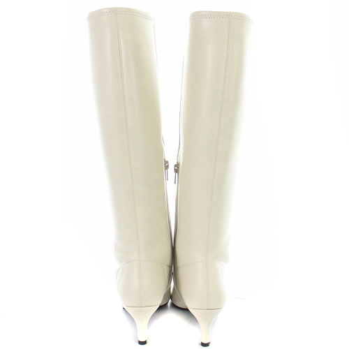 otetoeoti-ruOdette e Odile Arrows long boots fake leather po Inte dotu pin heel 24cm eggshell white /SR1reti