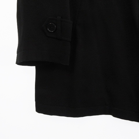 リーガル REGAL ステンカラーコート ライナー付き ジップアップ 黒 ブラック M アウター ■GY31 メンズ_画像3