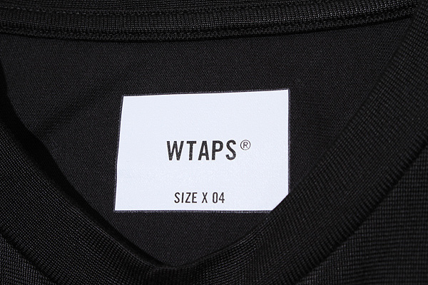 未使用品 23AW WTAPS ダブルタップス SIZE:4 QB / SS / RACO. BRACKETS プレーティング天竺 半袖 フットボールシャツ BLACK ブラック 232AT_画像3