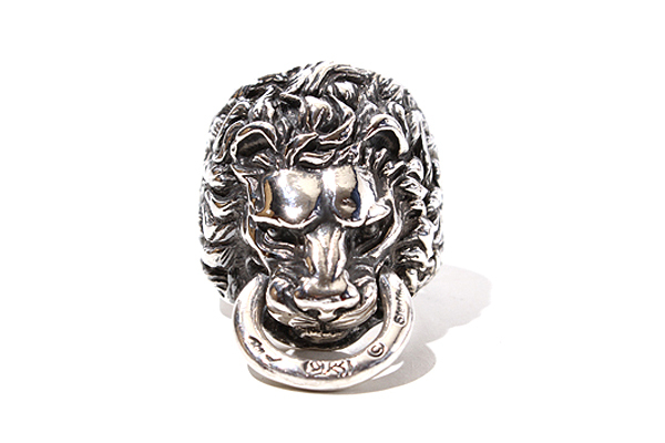 23.5号 未使用品 Bill Wall Leather ビルウォールレザー Lion Ring With Ring In Mouth シルバー925 ライオンリング SILVER シルバー /●_画像2