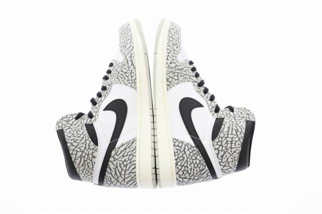 ナイキ NIKE AIR JORDAN 1 HIGH OG White Cement エア ジョーダン ワン ハイ オージー ホワイト セメント DZ5485-052 28.5 ホワイト グレー_画像4