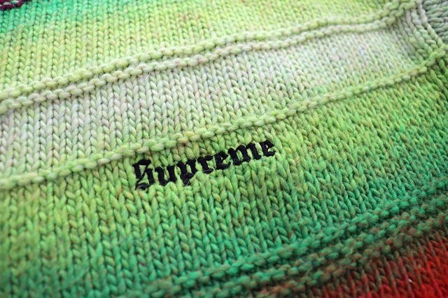 シュプリーム SUPREME 22AW Gradient Stripe Sweater グラデーション セーター XL【ブランド古着ベクトル】240308☆AA★ メンズ_画像3