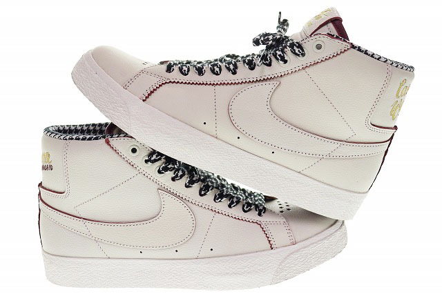 ナイキ エスビー NIKE SB × Welcome Skateboarding ZOOM BLAZER MID QS SAIL 26cm FQ0795-100 ウェルカムスケートボーディング ブレーザー