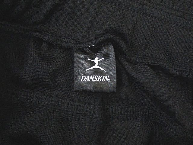  Dance gold DANSKIN спорт одежда укороченные брюки M чёрный серия черный принт талия резина женский 