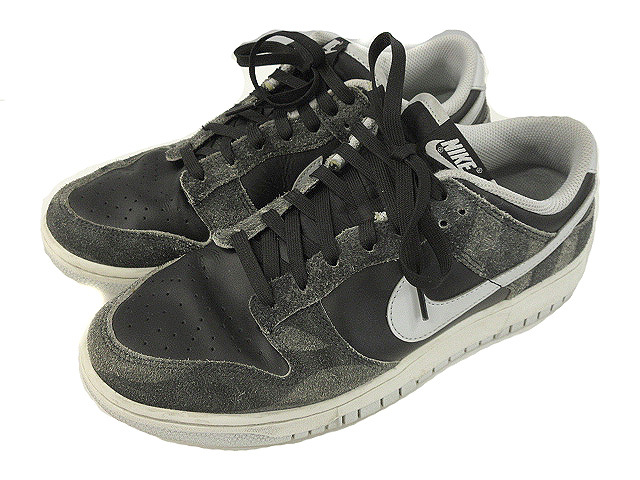 ナイキ NIKE DUNK LOW RETRO PREMIUM ZEBRA DH7913-001 ダンク ロー レトロ プレミアム ゼブラ 27.5cm ブラック_画像1