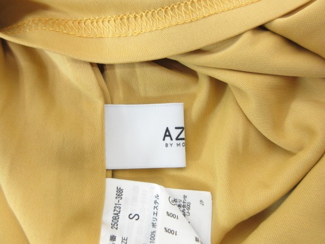 アズールバイマウジー AZUL by moussy スカート 花柄 ウェストゴム からし色 黄色 S QQQ レディース_画像3