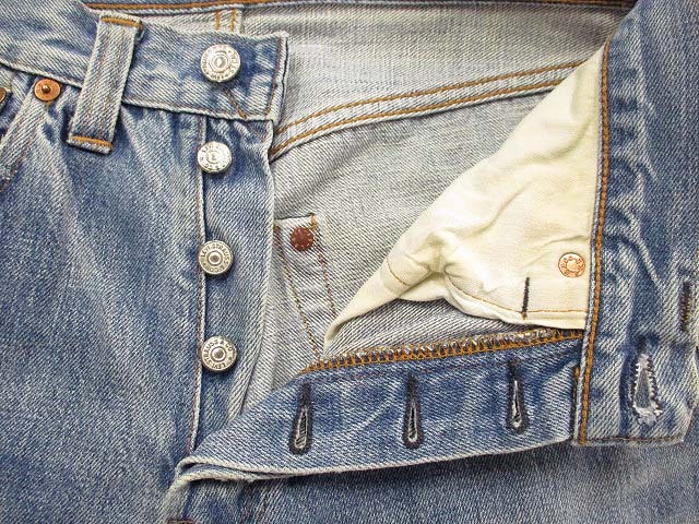 リーバイス Levi's 90s 501XX デニムパンツ ジーンズ 復刻 USA製 バレンシア工場 47501-0117 ブルー W32 メンズ_画像6